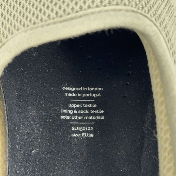 Mahabis Solar Summer Shoes Slipper Hybrid Beige Ivory Mesh Black Sole US 8 EU 39 main image 8